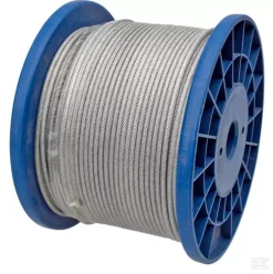 Stålwire Pvc Betrukkent 5 Mm Udv 6 Mm 6 X 7+1 - Danatek