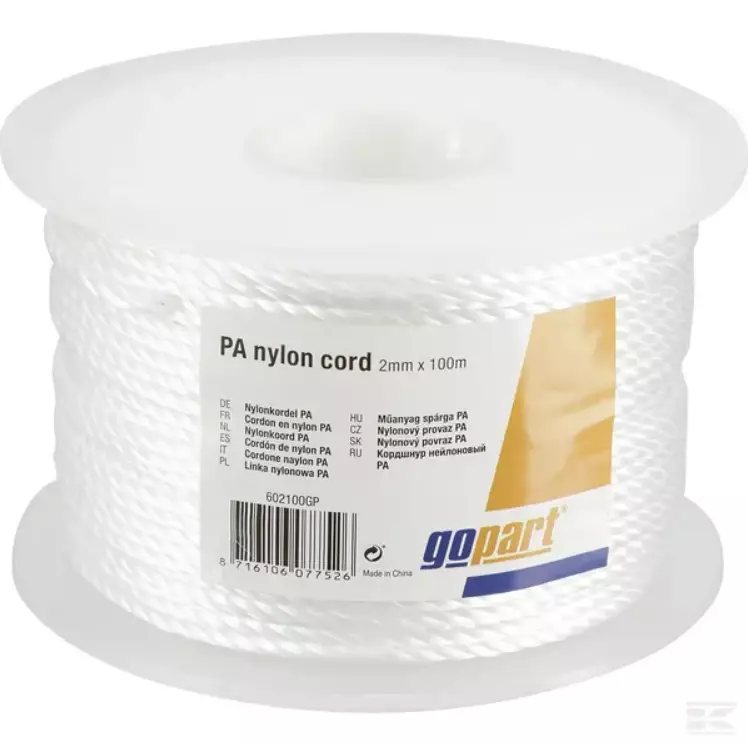Nylon Cord Polya. 100m - Danatek 4 Nylon Cord Polya. 100m - Danatek - Billede 2