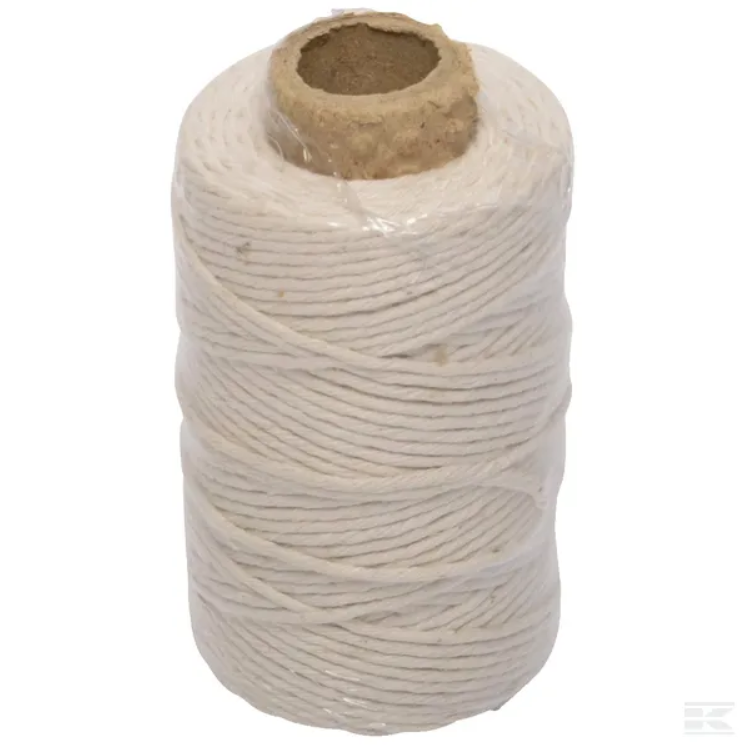 Bomuldsgarn Hvid 1,2 Mm X Ca 45 Mtr - Danatek 3 Bomuldsgarn Hvid 1,2 Mm X Ca 45 Mtr - Danatek