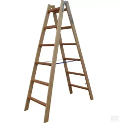 Wienerstige 1,74 Mtr 6 Trin Træ Massive Vanger - Danatek