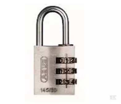 Hængelås. Abus. 145/30. Sølv - Danatek 3 Hængelås. Abus. 145/30. Sølv - Danatek