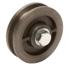 Portrulle Løs 50 Mm Støbejern Ubehandlet Med Rulleleje/bolt. Sporbredde 7 Mm. 5mm I D