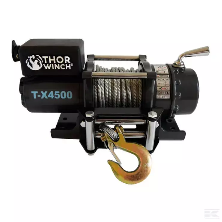 Thor Winch T-X4500 12V Wire Hejsespil - Danatek 3 Thor Winch T-X4500 12V Wire Hejsespil - Danatek