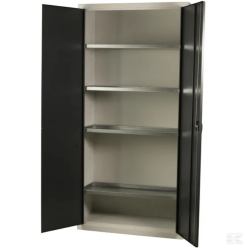 Kemikalieskab Med 4 Hylder Med Spildkant H 2000 Mm B 445 Mm L 1000 Mm KS-1 - Danatek