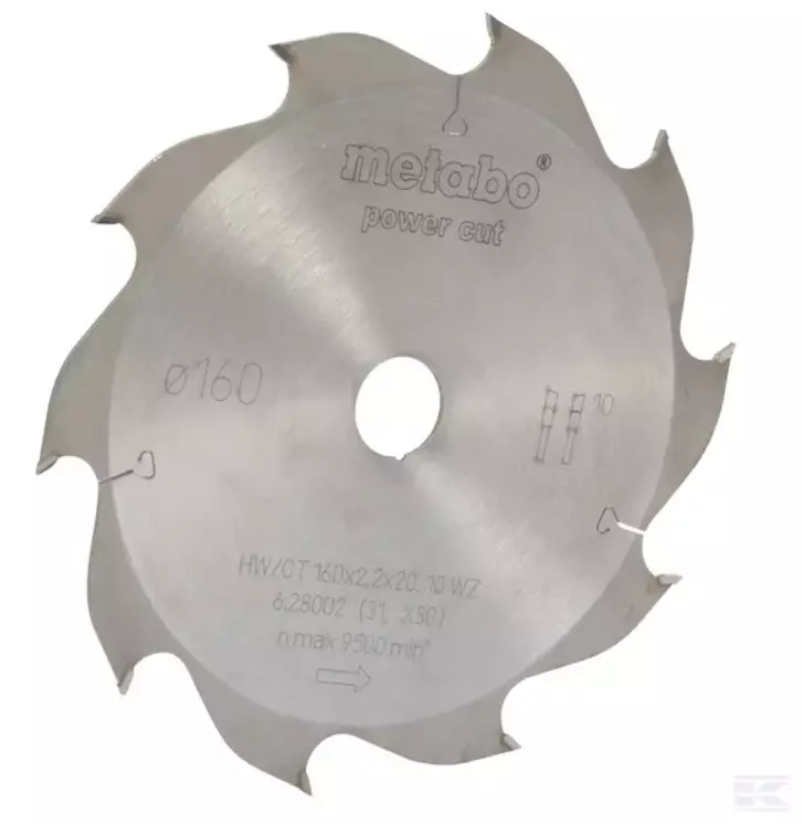 Rundsavklinge HM Ø160 X 20 Mm 10 Tds Passer Til KS54 KSE54 Plus - Danatek 3 Rundsavklinge HM Ø160 X 20 Mm 10 Tds Passer Til KS54 KSE54 Plus - Danatek