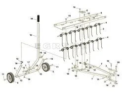 Mosrive 48 Efterhængt Agri-Fab - Danatek