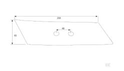 Spids Vendbar Venstre Inkl Boltepose TB60010 - Danatek -Have & Park Butik 479 2 1.png.mst