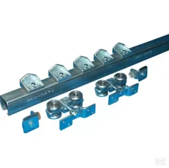 Skydedørsskinnesæt Til Vægophæng. Styrke 0 - Danatek