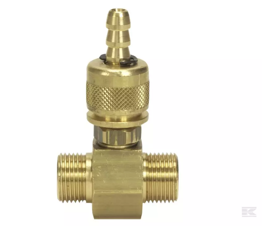 Kemikalie Injektor Med Justerbar Dosering. Slangestuds Lysning 2,3mm. Flow=14-21 L/mi 3 Kemikalie Injektor Med Justerbar Dosering. Slangestuds Lysning 2,3mm. Flow=14-21 L/mi