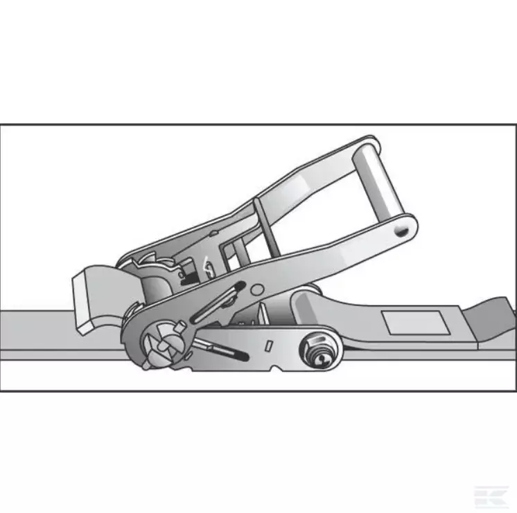 Båndsurring L 0,5 + 8,5m B 50mm - Danatek 5 Båndsurring L 0,5 + 8,5m B 50mm - Danatek - Billede 3